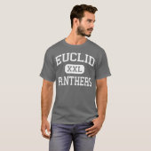 Euclid - Panther - Highschool - Euclid Ohio T-Shirt (Vorne ganz)