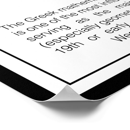 Euclid Poster (Ecke)