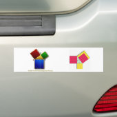 Euclids Beweis des pythagoräischen Theorems Autoaufkleber (Auf Auto)