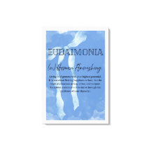 Eudaimonia Leinwanddruck