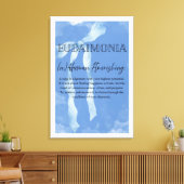 Eudaimonia Leinwanddruck (Insitu (Wohnzimmer))
