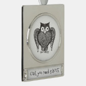 Euer Ei Banner-Ornament Silber (Rechts)