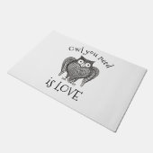 Euer Ei Fußmatte (Schrägansicht)