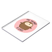 Euer Ei ist Liebe Funny Brown Pub Notizblock (Linke Seite)