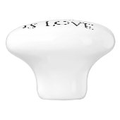 Euer Ei Keramikknauf (Seitenansicht)