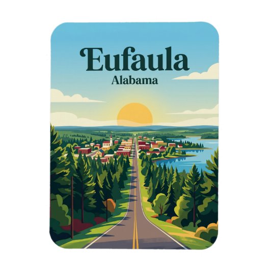 Eufaula USA Magnet (Vertikal)