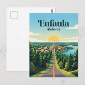 Eufaula USA Postkarte (Vorne/Hinten)