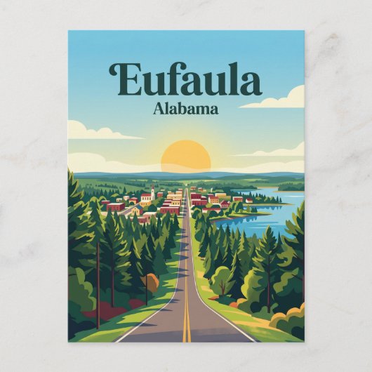 Eufaula USA Postkarte (Vorderseite)