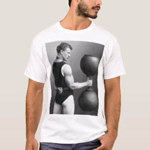 Eugen Sandow Curling a Rige Dumbell - Shirt