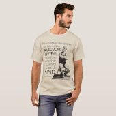 Eugen Sandow - Körperstärke - Geisteskraft T-Shirt (Vorne ganz)