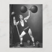 Eugen Sandow Strongman Postkarte (Vorderseite)