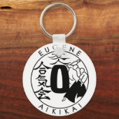 Eugene Aikikai keychain fob Schlüsselanhänger (Rückseite)
