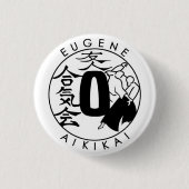 Eugene Aikikai small button (Vorderseite)