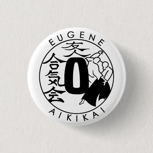 Eugene Aikikai small button (Vorderseite)