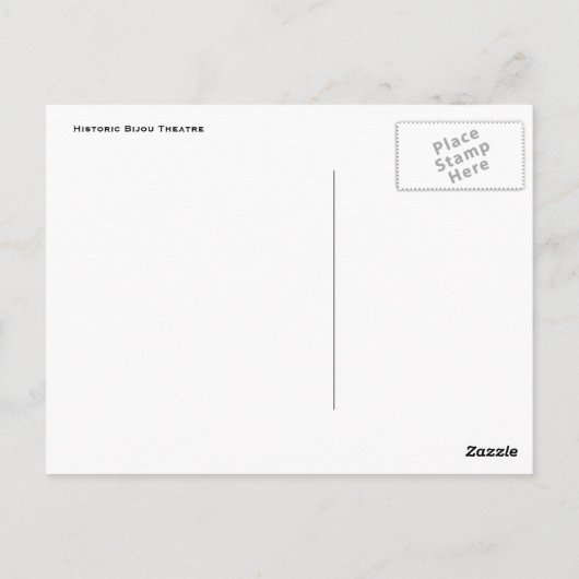 Eugene Bijou Postcard Postkarte (Rückseite)