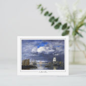 Eugène Boudin #13-2 - Fine Art Postcard Postkarte (Stehend Vorderseite)