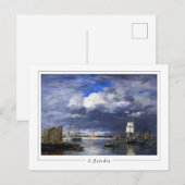Eugène Boudin #13-2 - Fine Art Postcard Postkarte (Vorne/Hinten)