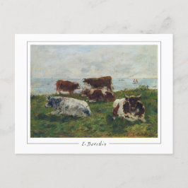 Eugène Boudin #174-2 - Fine Art Postcard Postkarte