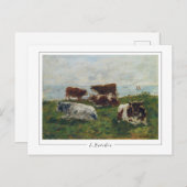 Eugène Boudin #174-2 - Fine Art Postcard Postkarte (Vorne/Hinten)
