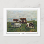 Eugène Boudin #174-2 - Fine Art Postcard Postkarte (Vorderseite)