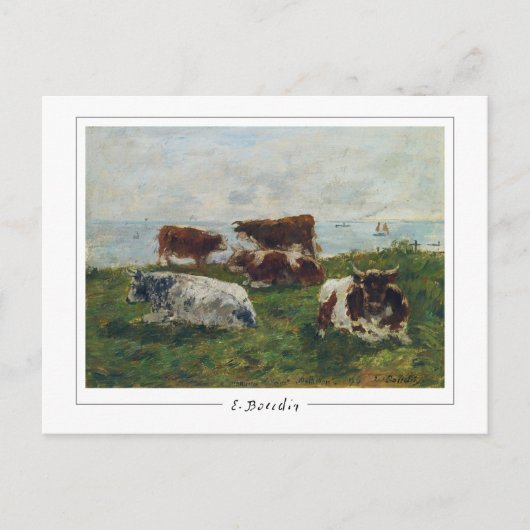 Eugène Boudin #174-2 - Fine Art Postcard Postkarte (Vorderseite)