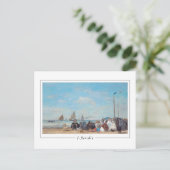 Eugène Boudin #199-2 - Fine Art Postcard Postkarte (Stehend Vorderseite)