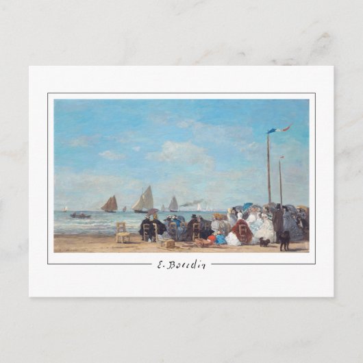 Eugène Boudin #199-2 - Fine Art Postcard Postkarte (Vorderseite)
