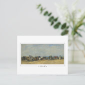 Eugène Boudin #205-2 - Fine Art Postcard Postkarte (Stehend Vorderseite)
