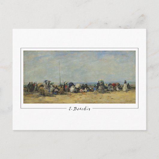 Eugène Boudin #205-2 - Fine Art Postcard Postkarte (Vorderseite)