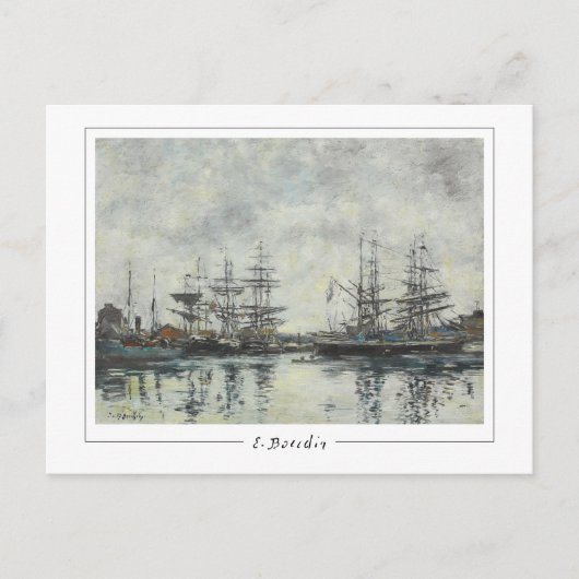 Eugène Boudin #217-2 - Fine Art Postcard Postkarte (Vorderseite)