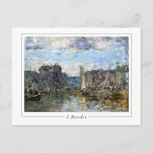 Eugène Boudin #22-2 - Fine Art Postcard Postkarte (Vorderseite)