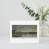 Eugène Boudin #244-2 - Fine Art Postcard Postkarte (Stehend Vorderseite)