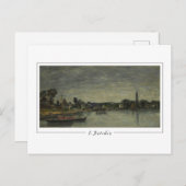 Eugène Boudin #244-2 - Fine Art Postcard Postkarte (Vorne/Hinten)