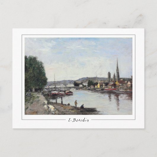 Eugène Boudin #26-2 - Fine Art Postcard Postkarte (Vorderseite)
