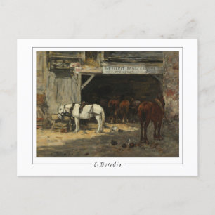 Eugène Boudin #274-2 - Fine Art Postcard Postkarte