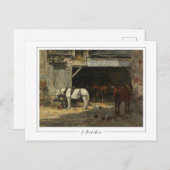 Eugène Boudin #274-2 - Fine Art Postcard Postkarte (Vorne/Hinten)