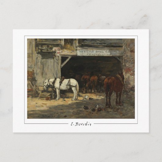 Eugène Boudin #274-2 - Fine Art Postcard Postkarte (Vorderseite)