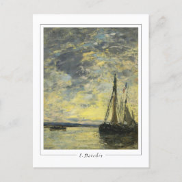 Eugène Boudin #275-2 - Fine Art Postcard Postkarte
