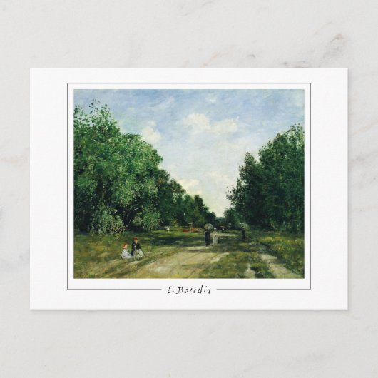 Eugène Boudin #28-2 - Fine Art Postcard Postkarte (Vorderseite)