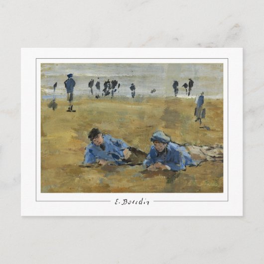 Eugène Boudin #295-2 - Fine Art Postcard Postkarte (Vorderseite)