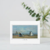 Eugène Boudin #30 - Fine Art Postcard Postkarte (Stehend Vorderseite)