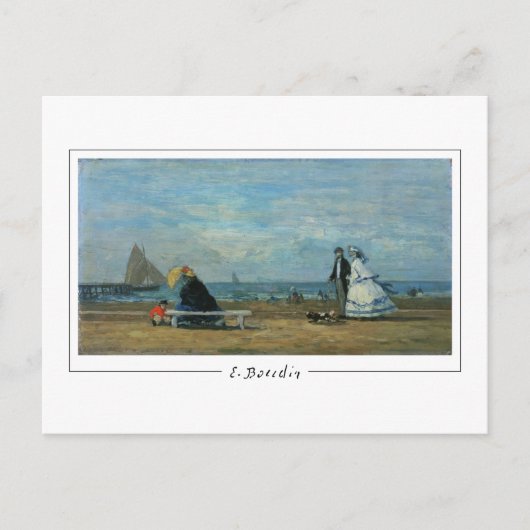 Eugène Boudin #30 - Fine Art Postcard Postkarte (Vorderseite)