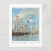 Eugène Boudin #344 - Fine Art Postcard Postkarte (Vorderseite)