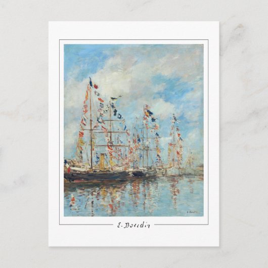Eugène Boudin #344 - Fine Art Postcard Postkarte (Vorderseite)