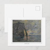 Eugène Boudin #356-2 - Fine Art Postcard Postkarte (Vorne/Hinten)
