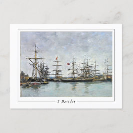 Eugène Boudin #375-2 - Fine Art Postcard Postkarte