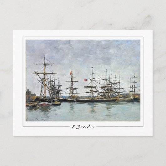 Eugène Boudin #375-2 - Fine Art Postcard Postkarte (Vorderseite)