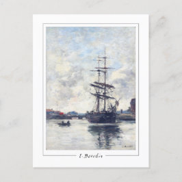 Eugène Boudin #418-2 - Fine Art Postcard Postkarte