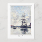 Eugène Boudin #418-2 - Fine Art Postcard Postkarte (Vorderseite)