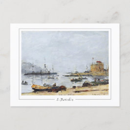 Eugène Boudin #478-2 - Fine Art Postcard Postkarte